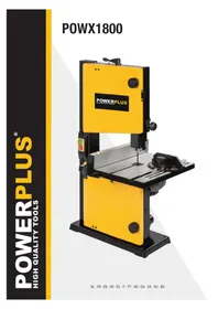 Notice PowerPlus POWX1800 Пила