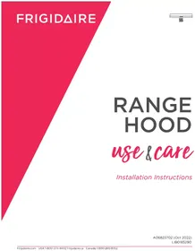 Notice FRIGIDAIRE FCVW3052AS Hotte
