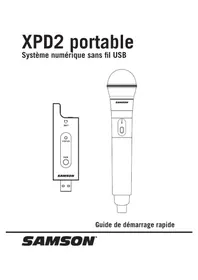 Notice SAMSON RXD2 Microphone