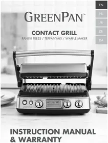 Notice GreenPan CC006812 Gaufrier