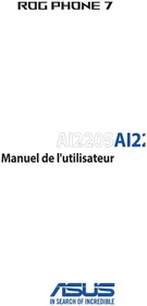 Notice ASUS ROG PHONE 7 ULTIMATE Téléphone portable