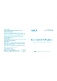 Notice REOLINK VIDEO DOORBELL POE Sonnette de portes