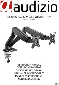 Notice Audizio MAD20G Support mural