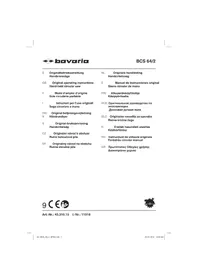 Notice Bavaria BCS 64/2 Scie