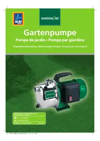 Notice Gardenline GLGP 1008-S Pompe à eau