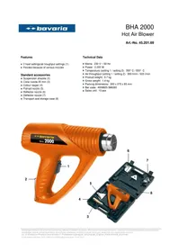 Notice Bavaria BHA 2000 Pistolet thermique