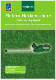 Notice Gardenline GLH 668 Taille-haies