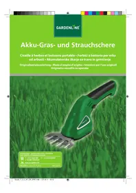 Notice Gardenline GLGS 72 Coupe-herbe