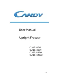Notice CANDY CUQS 513EW Congelator