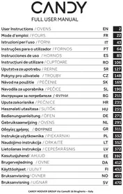 Notice CANDY FMCIDC B602 Inbyggnadsugn