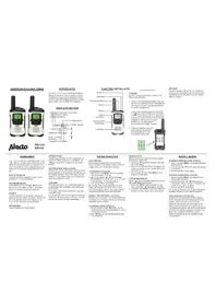 Notice ALECTO FR113 Talkie-walkie