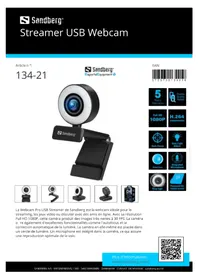Notice SANDBERG 134-21 Webcam