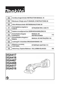 Notice MAKITA DGA517 Broyeur de végétaux