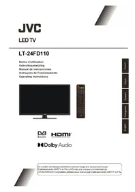 Notice JVC LT-24FD110 Televisie
