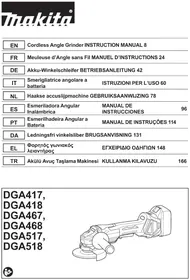 Notice MAKITA DGA519 Broyeur de végétaux