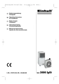 Notice EINHELL MSK 3000 Acondicionador de aire