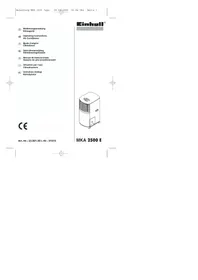 Notice EINHELL MKA 2500 Condizionatore