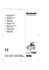 EINHELL GP Jet 1205 NIRO - Oppervlaktepomp