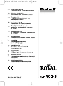 EINHELL Royal TMP 402-S - Bomba de superficie