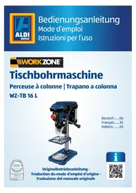 Notice Workzone WZ-TB 16 L Perceuse