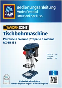 Notice Workzone WZ-TB 13 L Perceuse