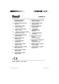 Notice Herkules H-SB 801 E Vrtačka