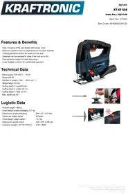Notice Kraftronic KT-ST 550 Scie