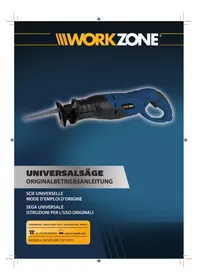 Notice Workzone WZUS 600 E Scie