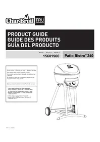 Notice CHAR BROIL PATIO BISTRO 240 15601900 Placa de parrilla