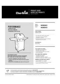 Notice CHAR BROIL PERFORMANCE 463655421 Placa de parrilla