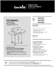 Notice CHAR BROIL PERFORMANCE 463732623 Placa de parrilla