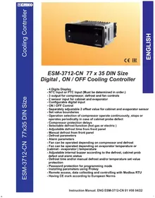 Notice Emko ESM-3712-CN Contrôleur de température
