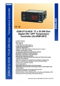 Notice Emko ESM-3712-HCN Contrôleur de température