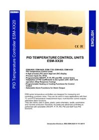 Notice Emko ESM-9920 Contrôleur de température