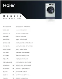 Notice HAIER RTXSGQ48TCE/1-84 Çamaşır makinesi