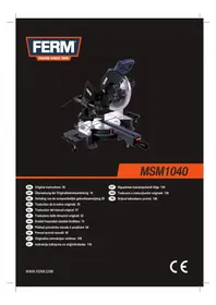 Notice Ferm MSM1040 Scie
