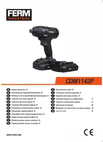 Notice Ferm CDM1142P Perceuse