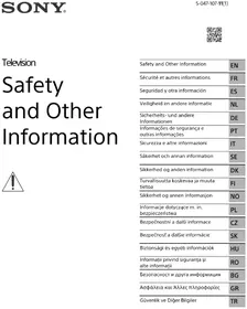 Notice SONY XR-65X95L Televizyon