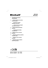 Notice Bavaria BPG 850 Generatore