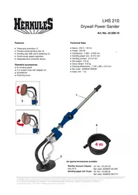 Notice Herkules LHS 210 Polisseuse
