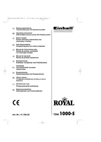 EINHELL Royal TDM 1000-S - Oberflächenpumpe