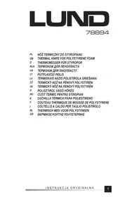 Notice Lund 78894 Měřicí zařízení