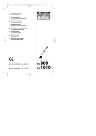 Notice EINHELL ROYAL ES 1010 Débroussailleuse