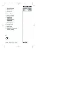 Notice EINHELL ROYAL AT 18 Débroussailleuse