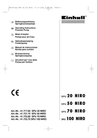EINHELL SPU 100 Niro - Oberflächenpumpe