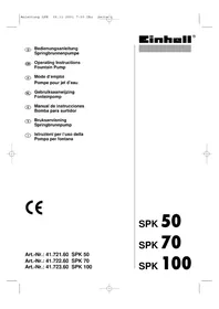 EINHELL SPK 70 - Oberflächenpumpe