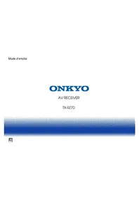 Notice ONKYO TX-RZ70 Système audio home cinéma