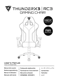 Notice ThunderX3 RC3 Chaise de bureau