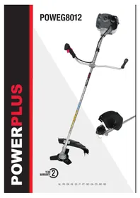 Notice PowerPlus POWEG8012 Græstrimmer