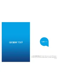 Notice ALCATEL 1069 Smartphone